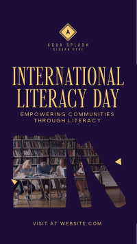 International Literacy Day TikTok Video Image Preview