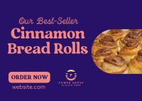 Best-seller Cinnamon Rolls Postcard Image Preview