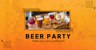 Beer Party Facebook ad Image Preview