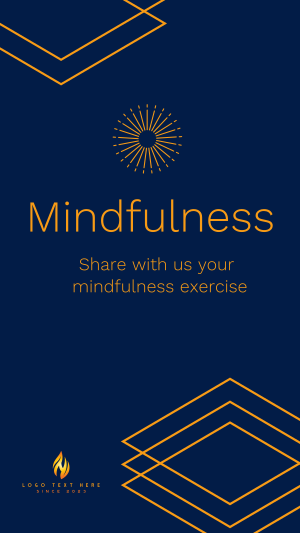 Mindfulness Exercise Instagram story Image Preview