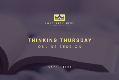 Think Thursday Book Pinterest board cover Image Preview