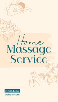 Home Massage Service Instagram story Image Preview