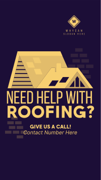 Roof Construction Services Instagram story Image Preview