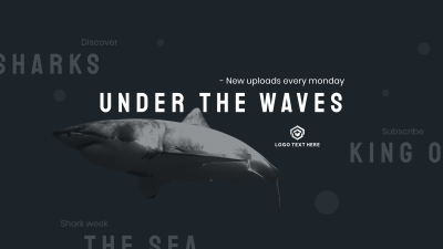 The Shark Week YouTube cover (channel art) Image Preview