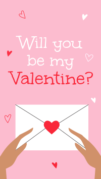Romantic Valentine YouTube Short Design