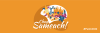 Chag Sameach Twitter Header Design