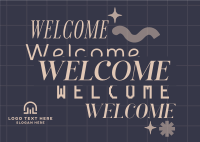 Futuristic Generic Welcome Postcard Image Preview