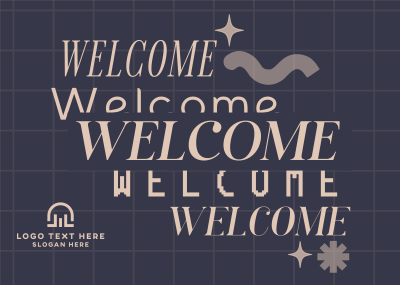 Futuristic Generic Welcome Postcard Image Preview