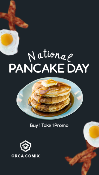Breakfast Pancake Facebook Story Design