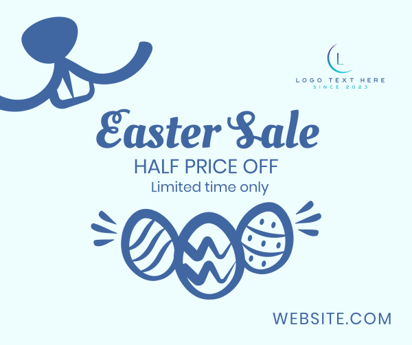 Easter Eggs Sale Facebook Post Design Image Preview