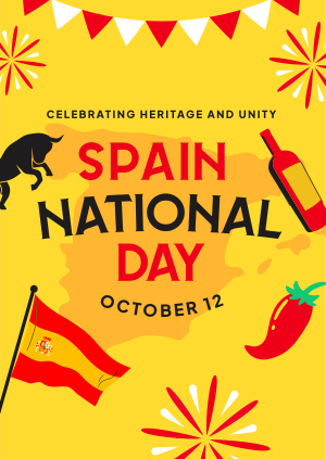 Celebrating Spanish Heritage and Unity Poster Image Preview