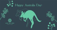 Australia Day Kangaroo Facebook ad Image Preview