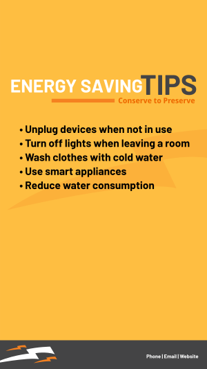 Energy Company Instagram story