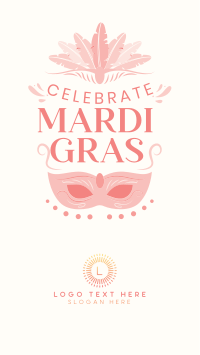 Celebrate Mardi Gras Facebook Story Preview