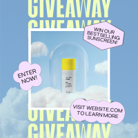 Giveaway Beauty Product Instagram Post Design