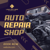 Auto Repair Shop Instagram Post Preview