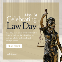 Lady Justice Law Day Instagram Post Design