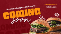 Burgers & More Coming Soon Facebook event cover Image Preview