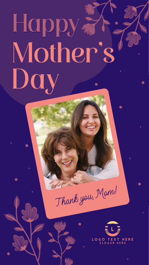 Mother's Day Greeting Instagram Story Design