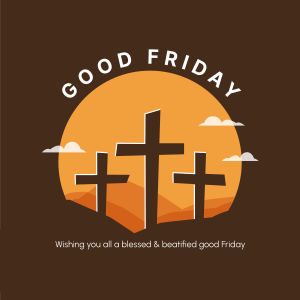 Good Friday Badge Instagram post Image Preview