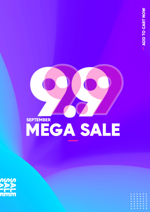 9.9 Mega Sale Flyer Image Preview