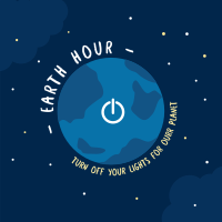 Earth Hour Switch Instagram post Image Preview