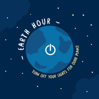 Earth Hour Switch Instagram Post Design