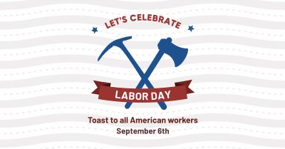 Labor Day Badge Facebook ad Image Preview