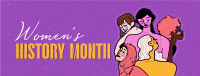Women's History Month March Facebook cover Image Preview