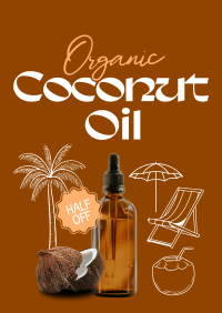 Organic Coconut Oil Poster Image Preview