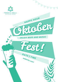 Oktoberfest Beer Promo Poster Design