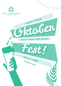 Oktoberfest Beer Promo Poster Image Preview