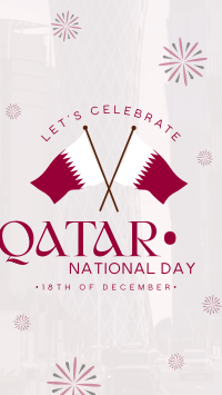 Qatar Independence Day TikTok Video Image Preview