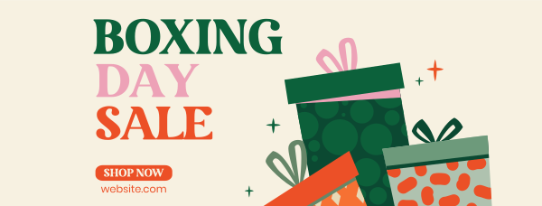 Boxing Day Flash Sale Facebook Cover Design Image Preview