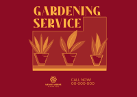 Gardening Professionals Postcard Image Preview