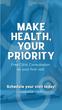 Clinic Medical Consultation YouTube short Image Preview