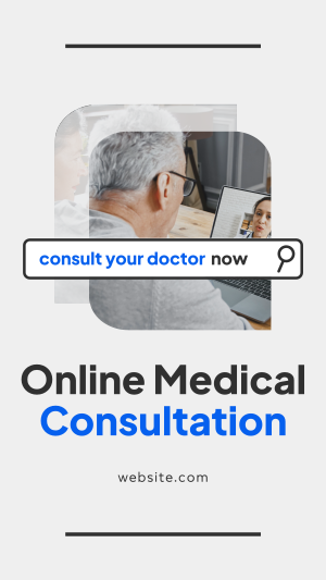 Online Doctor Consultation Facebook story Image Preview