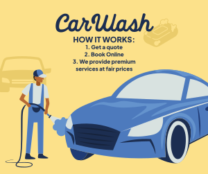 Easy Carwash Booking Facebook post