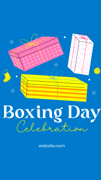 Ho Ho Boxing Day Facebook story Image Preview