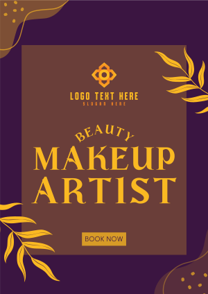 Book a Makeup Artist Flyer Image Preview