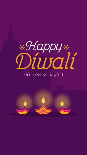 Diwali Celebration Facebook story Image Preview