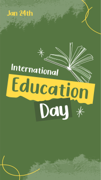 Education Day Awareness Instagram reel Image Preview