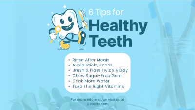 Dental Tips Facebook event cover Image Preview