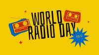 Happy World  Radio Day Facebook event cover Image Preview