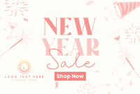 New Year Sparklers Sale Pinterest board cover Image Preview