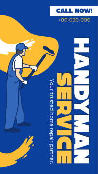 Handyman Service Instagram reel Image Preview
