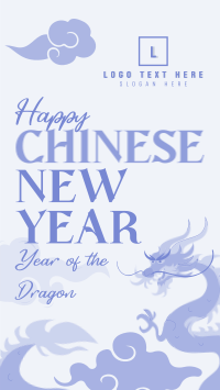 Dragon Chinese New Year Facebook Story Preview