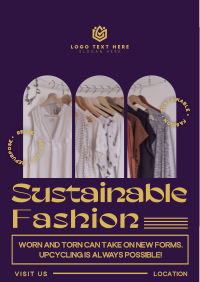 Minimalist Sustainable Fashion Flyer Image Preview