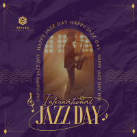 Elegant Jazz Day Instagram post Image Preview