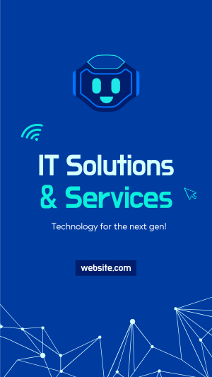 IT Solutions Facebook story Image Preview